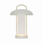 Nordlux Table Lamp Mirano Metal and Glass Beige 3W 150lm - 830 Warm White | 3-Step Dimmable