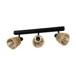Eglo Ceiling Light Keelby Steel Black | IP20 - Suitable for 3x E14 
