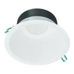 Philips LED Downlight Coreline DN142B Aluminium White 19.2W 2300lm 60D - 840 Cool White | Cutout 200mm - IP54 - Dimmable - White Reflector