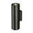 SLV Enola B Wall Light Aluminium Black Round | Suitable for 2x GU10 