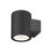 SLV Oculus Up/Down Wall Light Aluminium Black 15W 1110lm - 920-930 Dim To Warm | Best Colour Rendering - Dimmable 