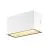 SLV Sitra M Up/Down Wall Light Aluminium White 14W 1880lm - 830-840 CCT | Outdoor - IP65