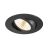 SLV New Tria 68 Spot Aluminium Black Round 8.3W 750lm 38D - 930 Warm White | Cutout 68mm -  Best Colour Rendering - Dimmable 