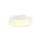 SLV Decona Wall and Ceiling Light Aluminium White Round 18W 1600lm - 930 Warm White | IP44 - Best Colour Rendering - Dimmable 
