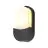 D'Lite Wall Light Atos ABS Black | IP54 - Suitable for 1x E27 