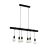 Eglo Pendant Townshend Steel Black | IP20 - Suitable for 6x E27 