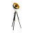 Eglo Floor Lamp Covaleda Wood Steel Black Gold | IP20 - Suitable for 1x E27 