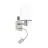 Eglo Wall Light Pasteri Steel Satin Nickel 40 | IP20 - Incl. Spot and Excl. 1x E27