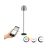 Eglo Floor Lamp Alfero-Z Steel Black 15.5W 2000lm - 827-865 Tunable White + RGB | IP20 - Zigbee Dimmable