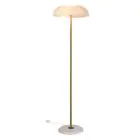 DFTP by Nordlux Glossy Floor Lamp Glass and Marble White | Suitable for 3x E14