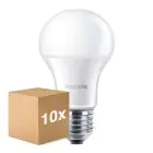 Multipack 10x Philips CorePro LED Bulb E27 Pear Frosted 13W 1521lm - 840 Cool White | Replaces 100W