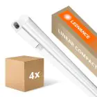 Multipack 4x Ledvance LED Batten Linear Compact Switch 8W 800lm - 840 Cool White | 60cm