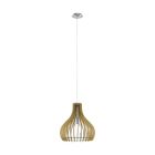 Eglo Pendant Tindori Steel Satin Nickel | IP20 - Suitable for 1x E27 