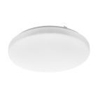 Eglo Wall and Ceiling Light Frania Steel White 14.6W 1600lm - 830 Warm White | IP20 