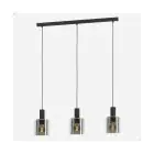 Eglo Pendant Gorosiba Steel Black | IP20 - Suitable for 3x E27 