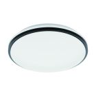 Eglo Wall and Ceiling Light Pinetto Steel White 15.6W 1900lm - 840 Cool White | IP44 