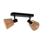 Eglo Ceiling Light Seagard Steel Black | IP20 - Suitable for 2x E14 
